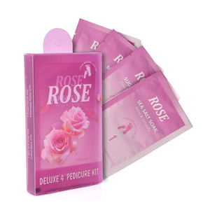 Private Label Nature 4-en-1 Crystal Herbal Jelly Foot Spa Salt Suavizar pedicura Kit con caja de embalaje Private Label Foot Soak - Product Image 1