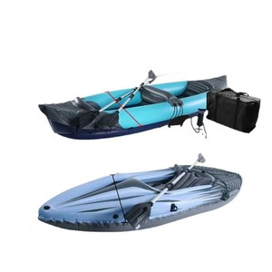 Kayak Inflable Portátil de PVC para Dos Personas, Plegable, Resistente, para Pesca en Lagos y Ríos, Exploración y Viajes - Product Image 4