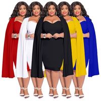 IStapromo Gifts Meilleures ventes Robes d'été pour femmes grandes tailles décontractées sans manches à col asymétrique couleur unie taille haute Fête des Pères