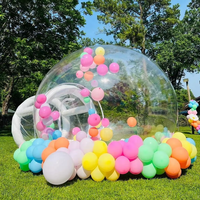 Popup géant gonflable bulle maison étoile conception bulle dôme jardin graduation ballon bulle maison PVC