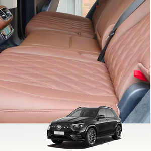 Fundas de Asiento de Cuero Completas para Auto, Repuesto para GLE450 Edición 2020-2024, Color Marrón Cacao, para Todas las Estaciones, Garantía de 2 Años - Product Image 1