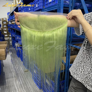 Luxefame <span class=keywords><strong>Capelli</strong></span> Ombre 1B-Pink 4*4 Svizzero Chiusura Del Merletto Brasiliano Dell'onda Del Corpo di Densità 130% di Remy Dei <span class=keywords><strong>Capelli</strong></span> Umani ''- 20 - Product Image 2