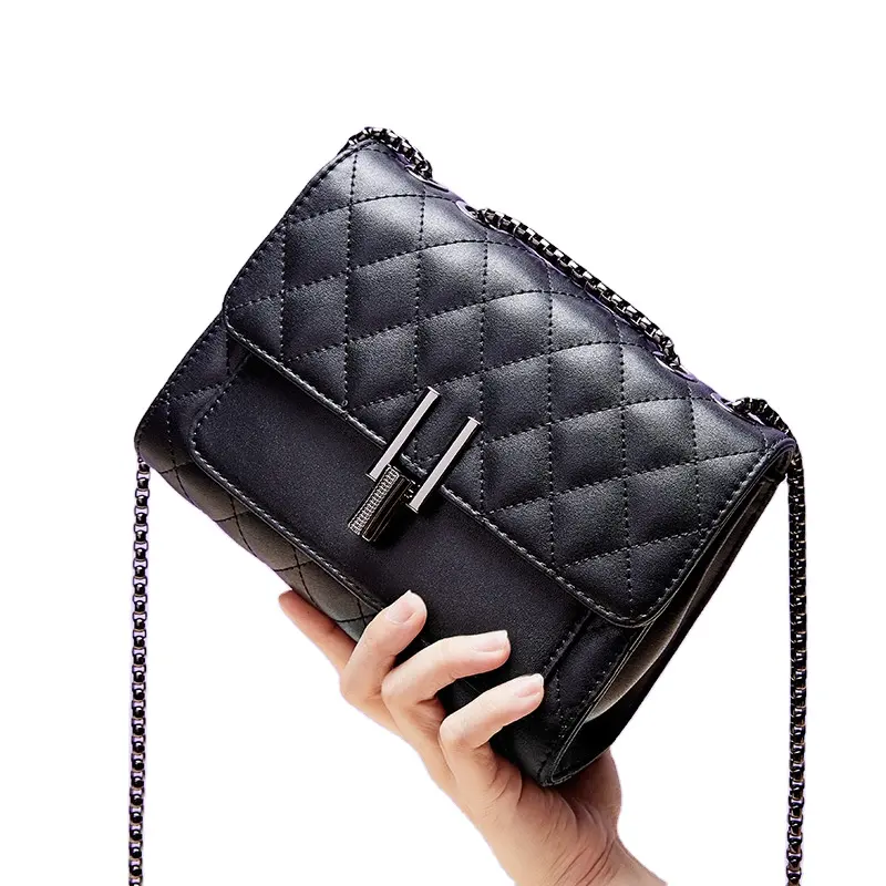 BM8311 – sac à main en cuir véritable avec chaîne matelassée pour femmes, petit sac à bandoulière de créateur
