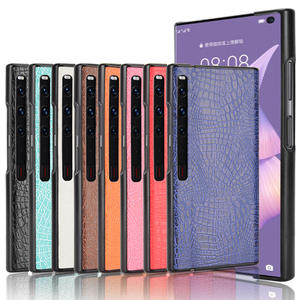 Funda plegable de cuero PU de piel de cocodrilo de lujo para <span class=keywords><strong>Huawei</strong></span> <span class=keywords><strong>Mate</strong></span> <span class=keywords><strong>Xs</strong></span> 2 7,8 "funda dura <span class=keywords><strong>mate</strong></span> frontal + trasera para teléfono - Product Image 1