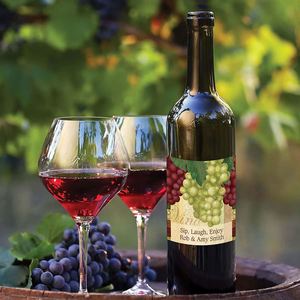 Etiqueta de Botella con Impresión Personalizada en Dorado, Etiqueta de Papel para Botella para Fiesta de Acción de Gracias, Decoraciones para Fiestas, Adhesivo Personalizado - Product Image 6
