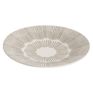 Plato de Verduras de Cerámica Esmaltada Blanca con Doble Espiga para Cocina Artística en el Hogar y Hoteles, Redondo, Apto para Microondas y Lavavajillas - Product Image 6