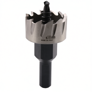 Scie cloche HSS Ttake 38 mm fabriquée en Italie pour le perçage du bois et du métal - Product Image 2
