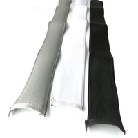 LN-BZW Flexible Polyester fil métier à tisser Tube de protection fermeture éclair extensible tressé manchon de câble pour la gestion automatique et informatique des câbles