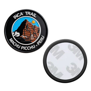 Pegatinas Metálicas de Perú, Recuerdo de Viaje a Picchu, Sudamérica, Insignias Adhesivas de Esmalte, Fábrica de DongGuan, Bienvenido a Visitar - Product Image 3