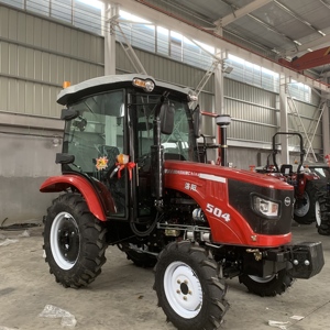 Cheap China-made agricultural tractor, mini tractor, 50HP 60HP 80HP 4-wheel drive agricultural tractor for sale - Product Image 6