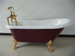<span class=keywords><strong>Bañera</strong></span> de pie de garra independiente, acrílica, Princesa, estilo europeo, interior, Exportación - Product Image 6
