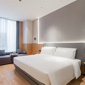 Juego de Muebles de Dormitorio para Hotel de 5 Estrellas, Cama Queen o King Personalizada con Cabecera y Mesitas de Noche para Hostelería Comercial de Lujo - Product Image 2