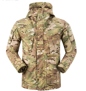 Chaqueta de Hombre de Alta Calidad con Cierre de Cremallera Larga, Cuello Alto, Estilo Blusón, a Rayas, para Otoño, Deportes al Aire Libre, Impermeable, Talla Pequeña - Product Image 1