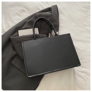 Borsa a Mano Casual in Tela per Donna con Cerniera e Tracolla Regolabile, Logo Personalizzato, Vendita Calda - Product Image 1