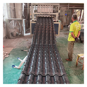 Teja de Techo de Resina Sintética con Recubrimiento <span class=keywords><strong>ASA</strong></span>, Resistente al Calor, Corrugada, de UPVC, Estilo Roma, de Alta Calidad, para Exteriores, Villas y Templos - Product Image 4