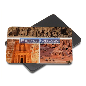 Aimant de réfrigérateur personnalisé Logoson, impression personnalisée, voyage, aimant de réfrigérateur, Bédouins, Amman, ville de Jordanie - Product Image 2