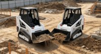 Chargeuse compacte sur chenilles KY1300, poids opérationnel de 1,5 tonne, moteur RATO de 17 kW, mini-chargeuse sur chenilles compacte