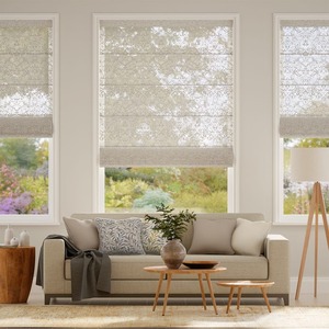 Persianas Romanas Ecológicas de Diseño Art <span class=keywords><strong>Deco</strong></span> con Aspecto de Lino, Hechas a Medida por Fabricante Chino, con Revestimiento Opaco - Product Image 3