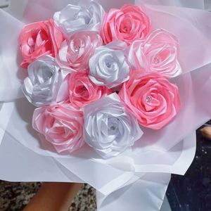 Material de cinta de pétalos de rosa para manualidades, ideal para el Día de la Madre, regalo DIY al por mayor para principiantes - Product Image 4