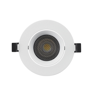 Xuống ánh sáng chết đúc nhôm COB LED <span class=keywords><strong>Downlight</strong></span> lõm vòng trắng <span class=keywords><strong>TRIM</strong></span> BRIGHT Dimmable có thể điều chỉnh Spotlight - Product Image 6