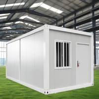 Chine Module pliable de luxe préfabriqué de haute qualité de 20 pieds Maison Maison personnalisée pliable en petit conteneur Maison de bureau Maisons