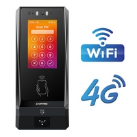 Escáner de código de barras inalámbrico basado en la nube, sistema de control de acceso NFC de 13.56MHz con cámara automática, pantalla táctil, OEM/ODM