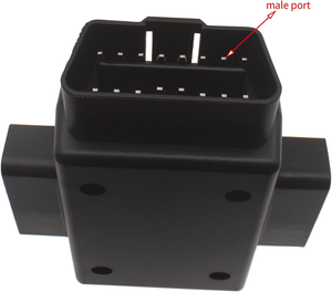 Đầy đủ 16 pin OBD II OBD2 Nam sang nữ <span class=keywords><strong>Adapter</strong></span> 1 đến <span class=keywords><strong>3</strong></span> OBD Cáp Splitter chuyển đổi (1 PC Đen) - Product Image 3