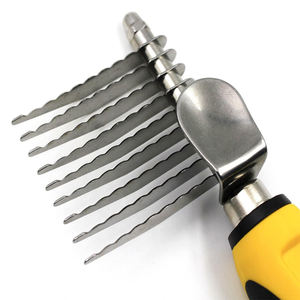 2,5 Zoll lange Pudel Haustier Dematting Kamm Bürste Werkzeug Edelstahl Sicherheits klingen für die Hunde-und Katzen pflege - Product Image 3