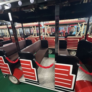 <span class=keywords><strong>Train</strong></span> électrique sans rail <span class=keywords><strong>de</strong></span> <span class=keywords><strong>luxe</strong></span> pour enfants, 16 passagers, à vendre - Product Image 5