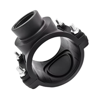 Raccords de compression en PP/PE en gros, collier de serrage en plastique 20mm-315mm (sans anneau métallique) pour système de plomberie