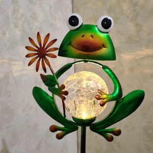 ไฟตกแต่งสวนทำจากโลหะพลังงานแสงอาทิตย์, ไฟ LED สำหรับตกแต่งสวนกลางแจ้งโครงสร้างทางถนนเหล็กแผงโซลาร์เซลล์แบตเตอรี่ได้รับการรับรองจาก ROHS - Product Image 3