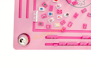 Tapis <span class=keywords><strong>de</strong></span> Mahjong Flottant en Acrylique Moderne <span class=keywords><strong>de</strong></span> Luxe pour Fêtes, Taille/Couleur/Logo Personnalisables, avec Rainures Intégrées, Table Flottante pour Piscine - Product Image 5