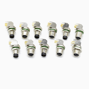 עמיד למים ip67 3/4/5/6/8pin m8 מחבר m8 קוד זכר לנקבה מותך מחבר כבל זווית ישר ישר ישר מחבר כבל - Product Image 4