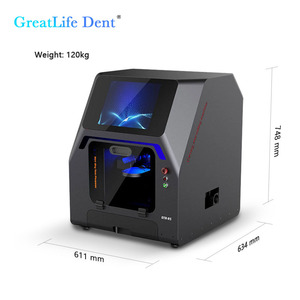 Machine de fraisage dentaire à 5 axes Greatlife <span class=keywords><strong>Dent</strong></span> pour blocs de zircone, machine de fraisage CAD CAM CNC avec haute précision et vitesse rapide - Product Image 1