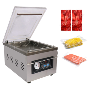 HZPK CE 熱成形チャンバーパウチバッグヒートシーラー コーヒー真空包装機 食品包装保管用 - Product Image 1