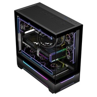 Factory Custom Full Tower Desktop Glass Panels Pc Casing Cpu Cabinet Atx Gaming RGB Gabinete Pc View Computer PC Case