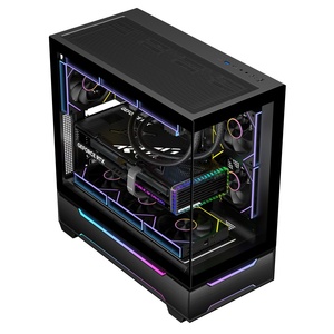 Custom fabbrica Full Tower pannelli di vetro per Pc custodia <span class=keywords><strong>Cpu</strong></span> Cabinet Atx <span class=keywords><strong>Gaming</strong></span> RGB Gabinete Pc View <span class=keywords><strong>Computer</strong></span> PC custodia - Product Image 3