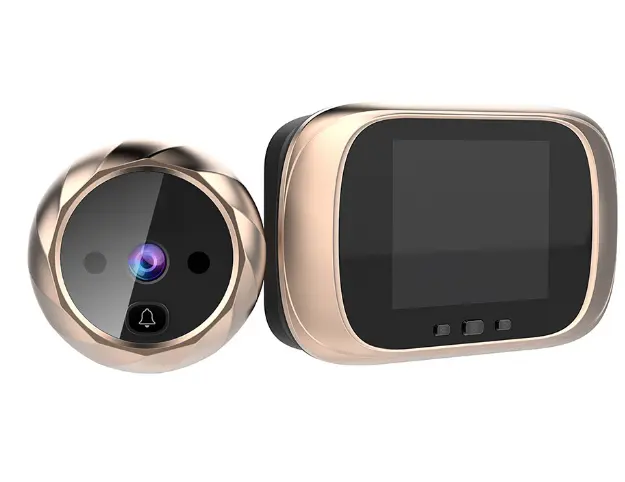 Wistino-mirilla Digital de puerta para el hogar, Visor de seguridad de 2,8 pulgadas, visión nocturna, IR, cámara con pantalla LCD, timbre de puerta