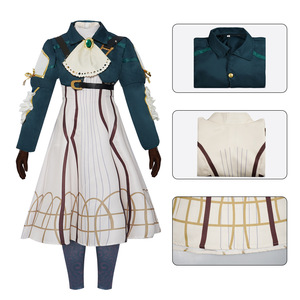 Disfraz de Cosplay de Violet Evergarden para Mujer, Vestido de Anime de Poliéster, Traje de Juego de Rol para Primavera 2024 - Product Image 1