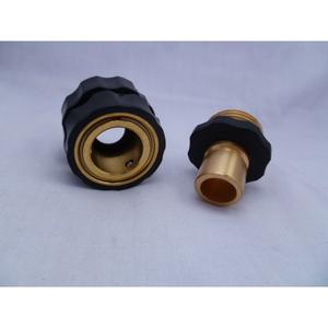 Acoples Rápidos Roscados de 3/4 para Tuberías de Agua de Jardín, Conectores de Manguera de Jardín de Fácil Conexión, Accesorio Esencial para Tuberías de Jardín - Product Image 1