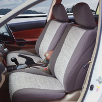 Housses de siège auto en tissu respirant toutes saisons, ensemble complet 5 pièces, coussin de siège auto sur mesure pour SUV et camion