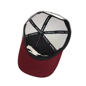 Чистые однотонные 5 панелей, кепки-тракеры, кепки с логотипом на заказ, сетчатые спортивные кепки