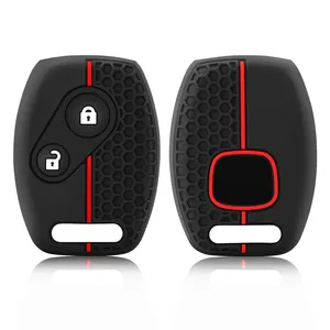 เค<span class=keywords><strong>ส</strong></span>กุญแจรถแบบซิลิโคน2ปุ่มหุ้มรีโมทสำหรับฮอนด้าแจ๊<span class=keywords><strong>ส</strong></span> FRV Accord Civic CR-V 2008 CRZ Insight Fit SRV chord 7 Gr8 150 R - Product Image 4