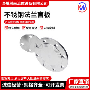 Placa Ciega de Acero Inoxidable con Brida DN100 PN10 16 HG5028 Pulida, Conexión Circular para Soldadura - Product Image 4