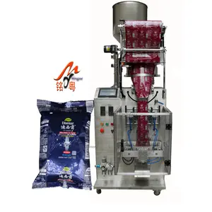 Small automatic pouch tea sugar coffee packaging vertical FFS Refined Salt Pouch Sea Iodized Salt product packing machine