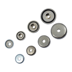 [MAGNETO] Support magnétique permanent à tête fraisée revêtu de résine, forte force de maintien, utilisation industrielle, structure de fixation - Product Image 1
