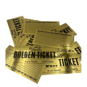 Billet de banque en PET doré Richard Chocolate Wonka de haute qualité pour collection - Product Image 1