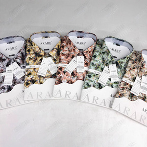 Nuovi uomini del commercio estero camicia da lavoro Casual manica lunga floreale Anti-pilling primavera poliestere/cotone - Product Image 3