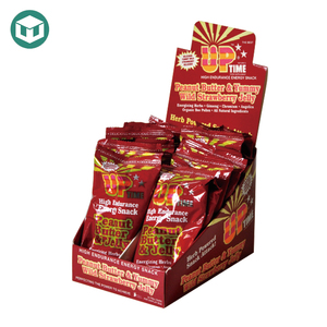 Custom Logo Cmyk Print Glossy Laminering Iso9001 Gecertificeerde Recyclebare Kartonnen Proteïne <span class=keywords><strong>Bar</strong></span> Snickers Spice Teller <span class=keywords><strong>Display</strong></span> <span class=keywords><strong>Box</strong></span> - Product Image 5