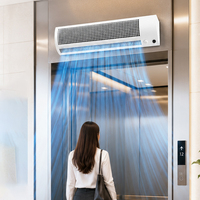 Rideau d'air pour ascenseur à détection de présence humaine, machine de rideau d'air à détection de mouvement pour l'isolation de la poussière des portes d'ascenseur